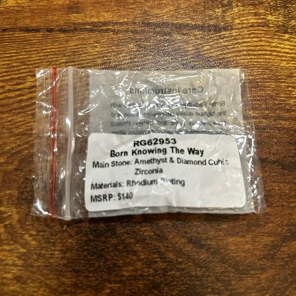 Bomb Party Delicates Born Knowing The Way- Rhodium- Size 8 - Picture 2 of 3